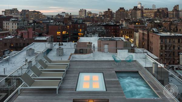 West Village penthouse with rooftop deck and pool