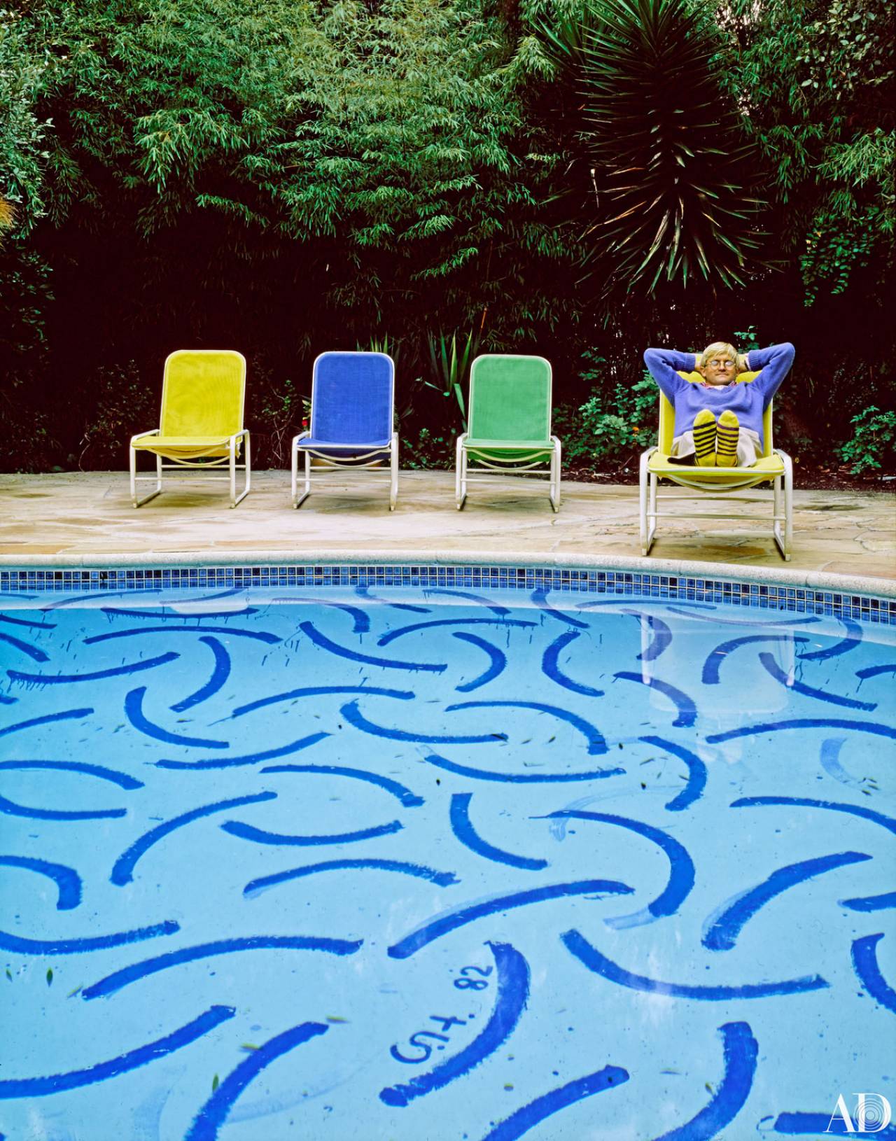 Blog David Hockney's zwembad